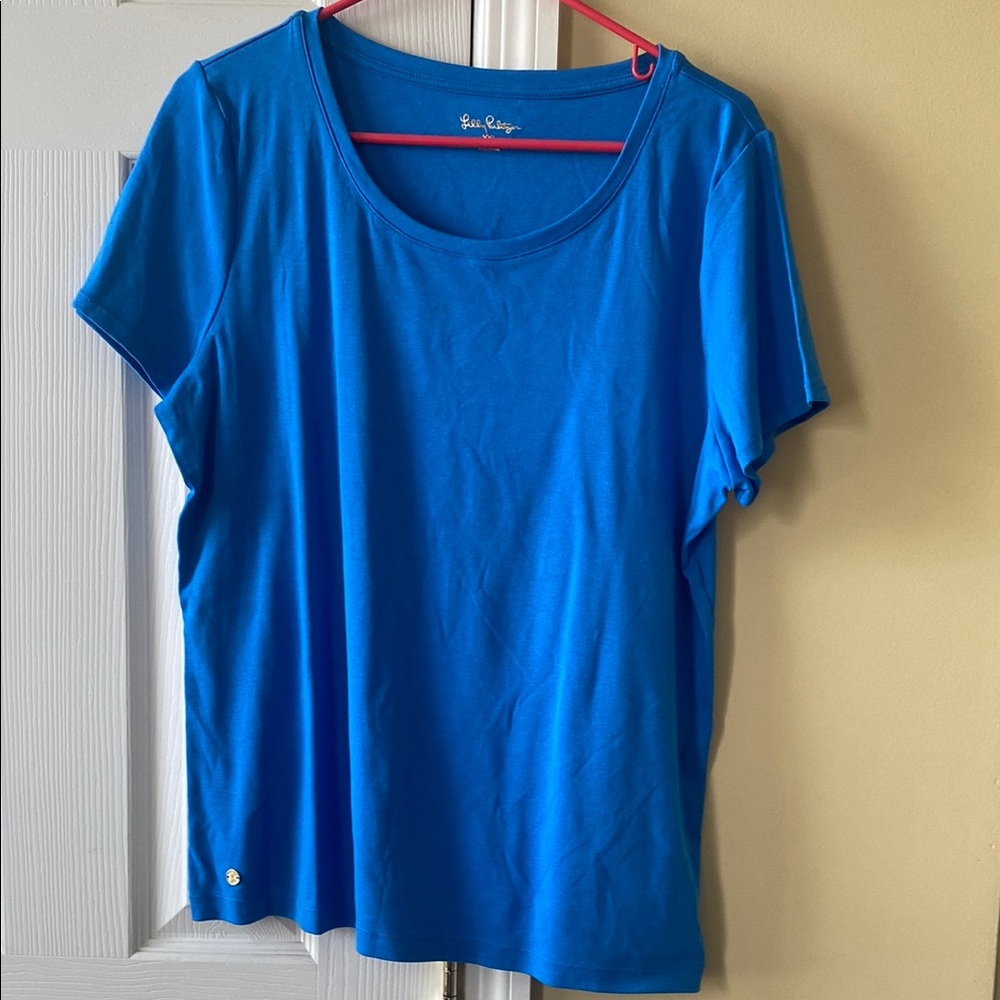 Lilly Pulitzer Blue Short Sleeve Relaxed T-Shirt